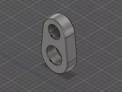 CustomWorks - 1911 Barrel Link 3D print model