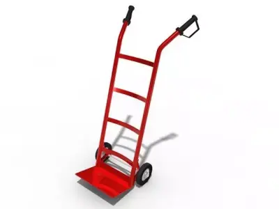 hand truck 3D model 5