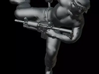 Wolfenstein BJ Blazkowicz 3D model