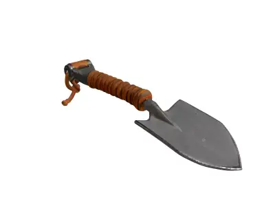 Tactical Survival Shovel 3D Model Low-poly 3D model