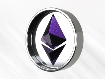 Ethereum 3D Part STL and IGES 3D print model 3D print model