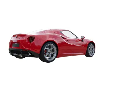 Alfa Romeo 4C 2014 3D model