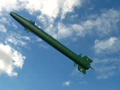 Iranian Khalij Fars Cruise Missile 3D model