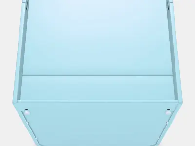 MYLLRA changing table with drawers 3D model