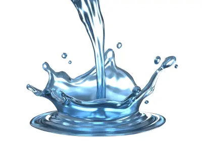 Water Splash 14 3D model