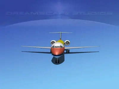 McDonnell Douglas MD80 Air Jamaica 3D model