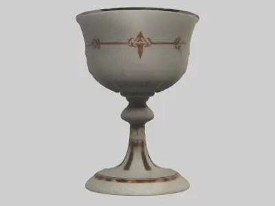 Goblet Model Low-poly 3D model