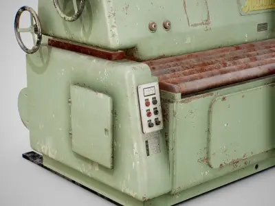 Sanding Machine - Anthon 01 Used Low-poly 3D model
