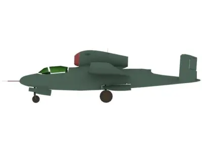 AIRCRAFT HE162 3D model