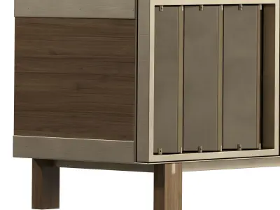 Louver Cabinet by JListon 3D model