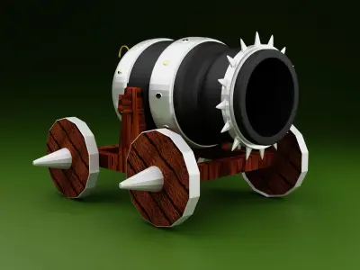 War machines pack Low-poly 3D model