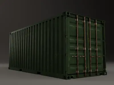 Rusty Container 3D model