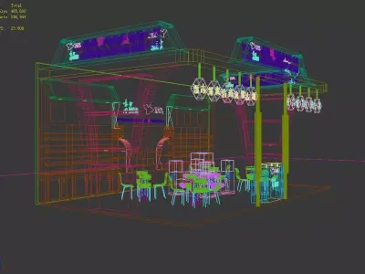 Exhibition - Area -10X6-3DMAX2009-026 3D model