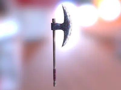 Grand Axe Low-poly 3D model