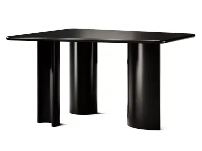 Muuto Table ReNorm and Visu Chair 3D model