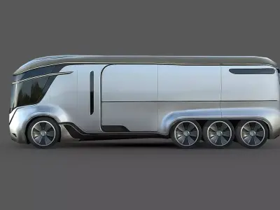 Advanced Industrial Transport Vehicle 3D model