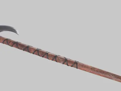 Danish Axe Low-poly 3D model