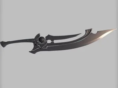 Sci-fi Sword 3D model 3D model purchase