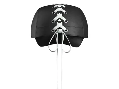 Lace up Cap 3D model