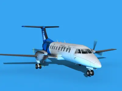Embraer EMB120 Baltimore Clipper 3D model