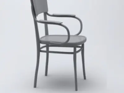 Antique armchair 3D model