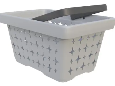 Shopping basket 22 3D model