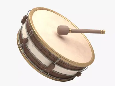 Ramadan Islamic Drum 3D model