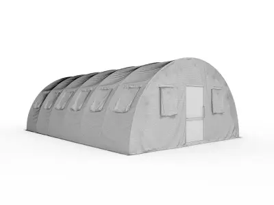 Military Tent 02 3D model