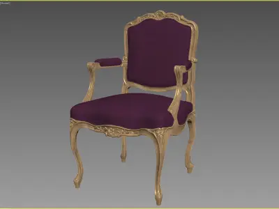 Salda Arredamenti B 03 Chair 3D model