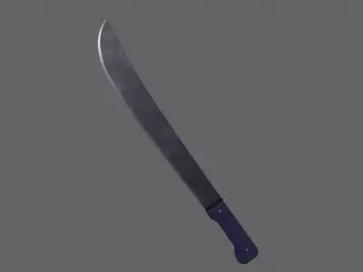 PBR Machete V3c Low-poly 3D model