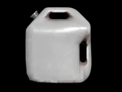Plastic gas canister v3 Low-poly 3D model