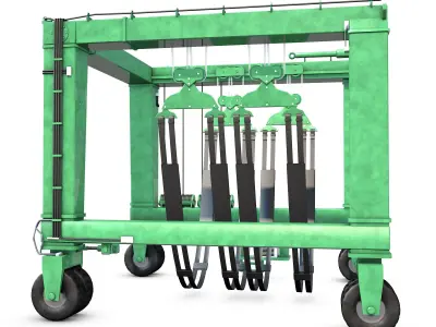 Industrial Marine Travel Lift  3D model