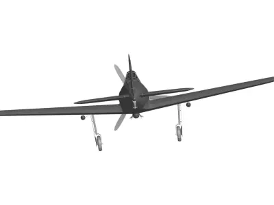 Mitsubishi A6M Zero 3D model buy