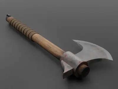 Battle Axe 3D model purchase