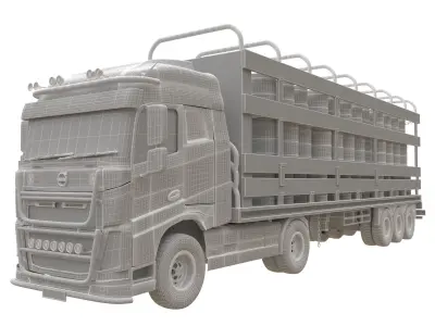 volvo fh 16 truck 3 3D model