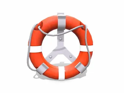 Life Buoy Low-poly PBR Low-poly 3D model