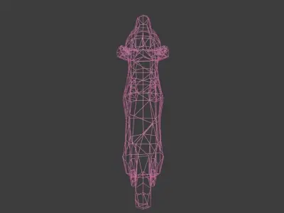 Low Poly Fox Low-poly 3D model purchase