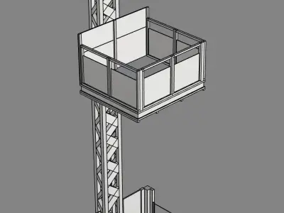 Industrial Lift Free 3D model