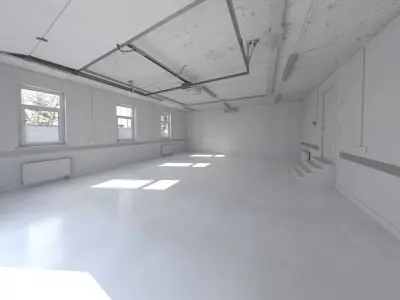 Home Garage Base Interior 1 Vray 3D model