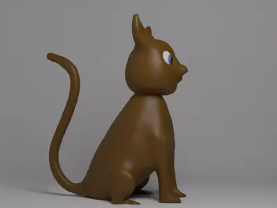 3D Cat Model Free 3D model purchase