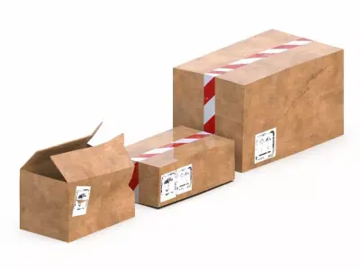 storage box Free low-poly 3D model