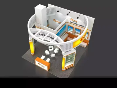Exhibition - Area -6X6-3DMAX2012-013 3D model