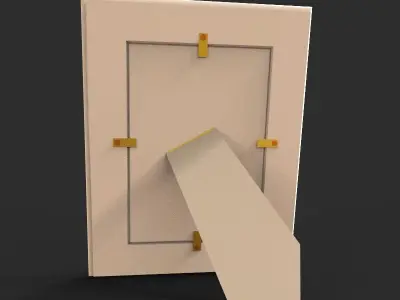 The Photo Frame Low-poly 3D model