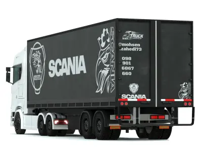 scania 680 s v8 3D model