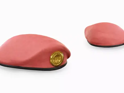 Beret Low-poly 3D model