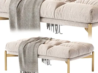 Cloud Bench 3D model