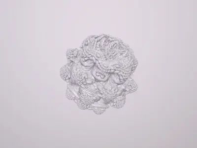 Math Object Bionic structures Organic Forms Figures Fractals 3D print model