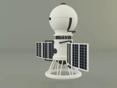 Vega solar system probe 3D model