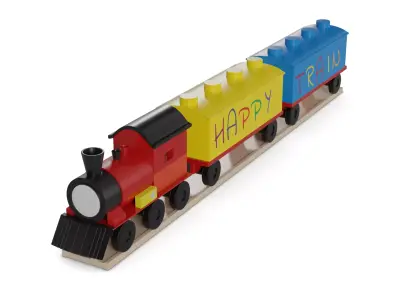 Other toys Building Train Set 3D model