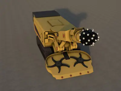 roadheader 3D model